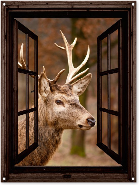 Schitterende decoratie van Mojawo! Wanddecoratie, hertenkop met... Afbeeldingen : Hertenkop Met Gewei : Hertenkop Wanddecoratie Wanddecoratie hertenkop met gewei - Verkrijgbaar in diverse maten... Schitterende decoratie van Mojawo