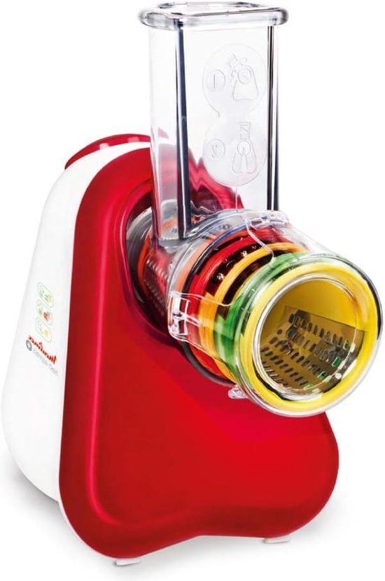 Moul Zerkleinerer DJ756G 200W wh-rd Versnipperaar Machine | Fresh Express Plus 200 Watt