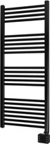 Bol.com Eurom Sani-Towel elektrische handdoekradiator - 130x50cm - 1000watt - WiFi - mat zwart aanbieding