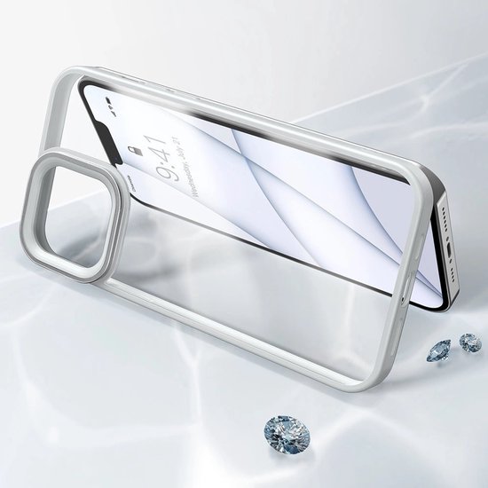 Baseus Apple iPhone 13 Pro Coque Arrière TPU Transparent Grijs