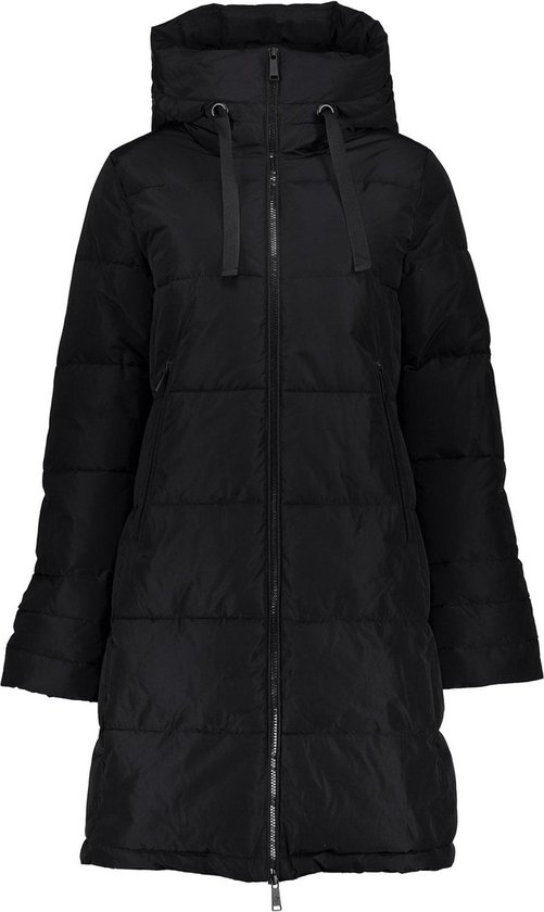 Tuopuda Dames Gewatteerde Gilets Longline Met Capuchon Bodywarmer Lichtgewicht Gewatteerde Mouwloze Puffer Donsjas Ritszijsplit Lange Bodywarmer Winterjas Met Zakken, marineblauw, S