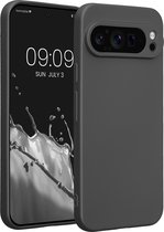 kwmobile Coque de téléphone métallique en TPU - Convient pour Google Pixel 9 Pro XL - Coque Flexible pour smartphone - En gris métallisé