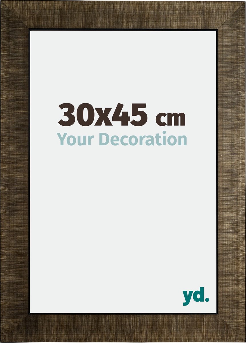 Your Decoration - Fotolijst 30x45 cm - Hout - Champagne Geborsteld - Leeds