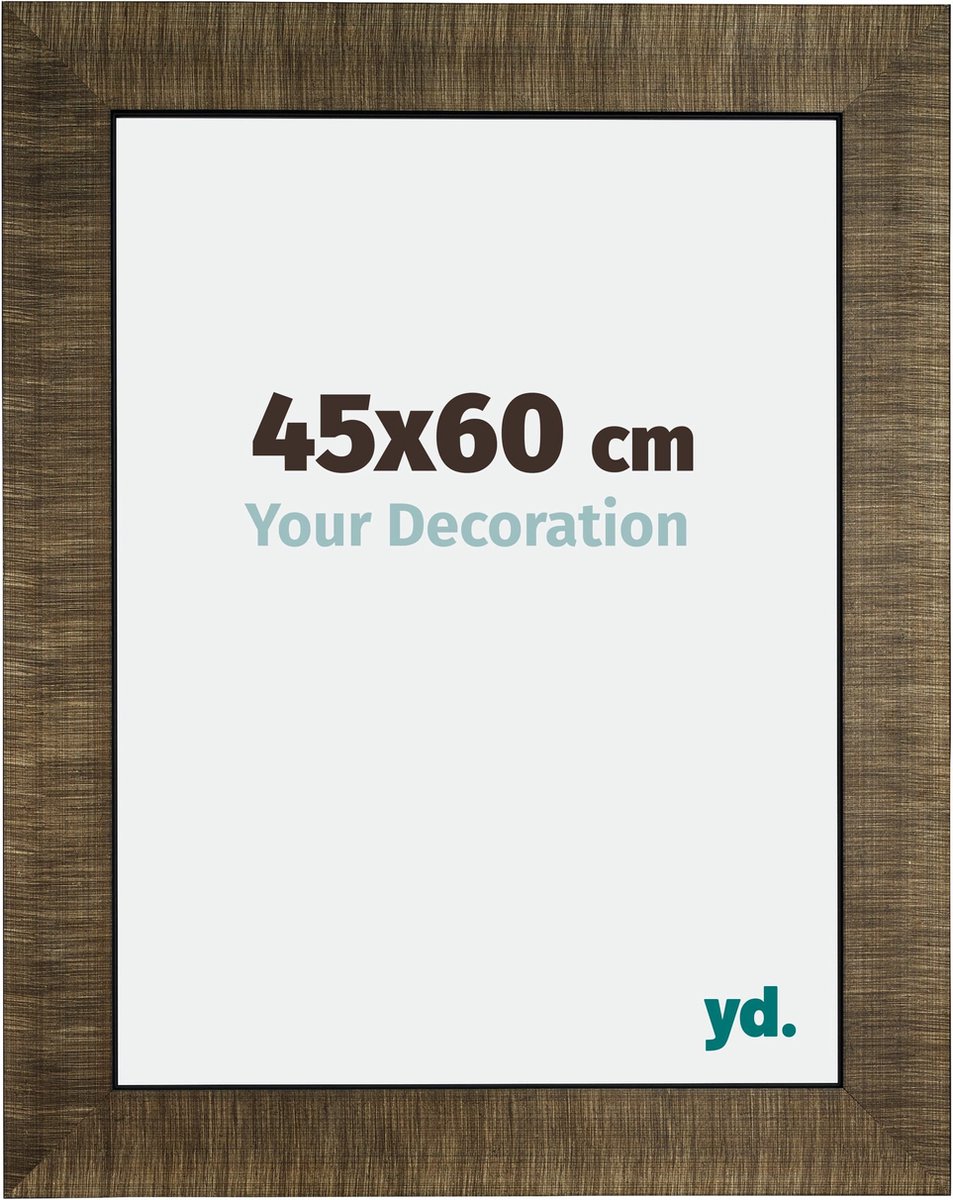 yd. Your Decoration - Fotolijst 45x60 cm - Hout - Champagne Geborsteld - Leeds