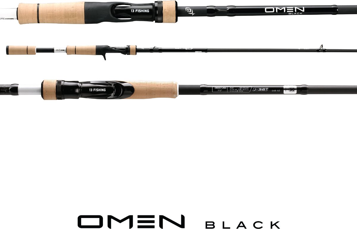 13fishing 13 Fishing Omen Black Cast | 2.16m | 15-40g 2.16m 15-40g - Aanbieding