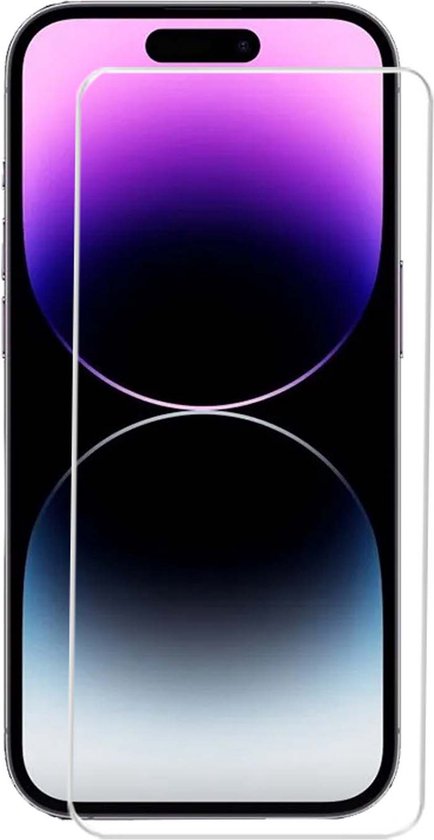 Protecteur d'écran MobyDefend en verre trempé pour iPhone 14 Pro.