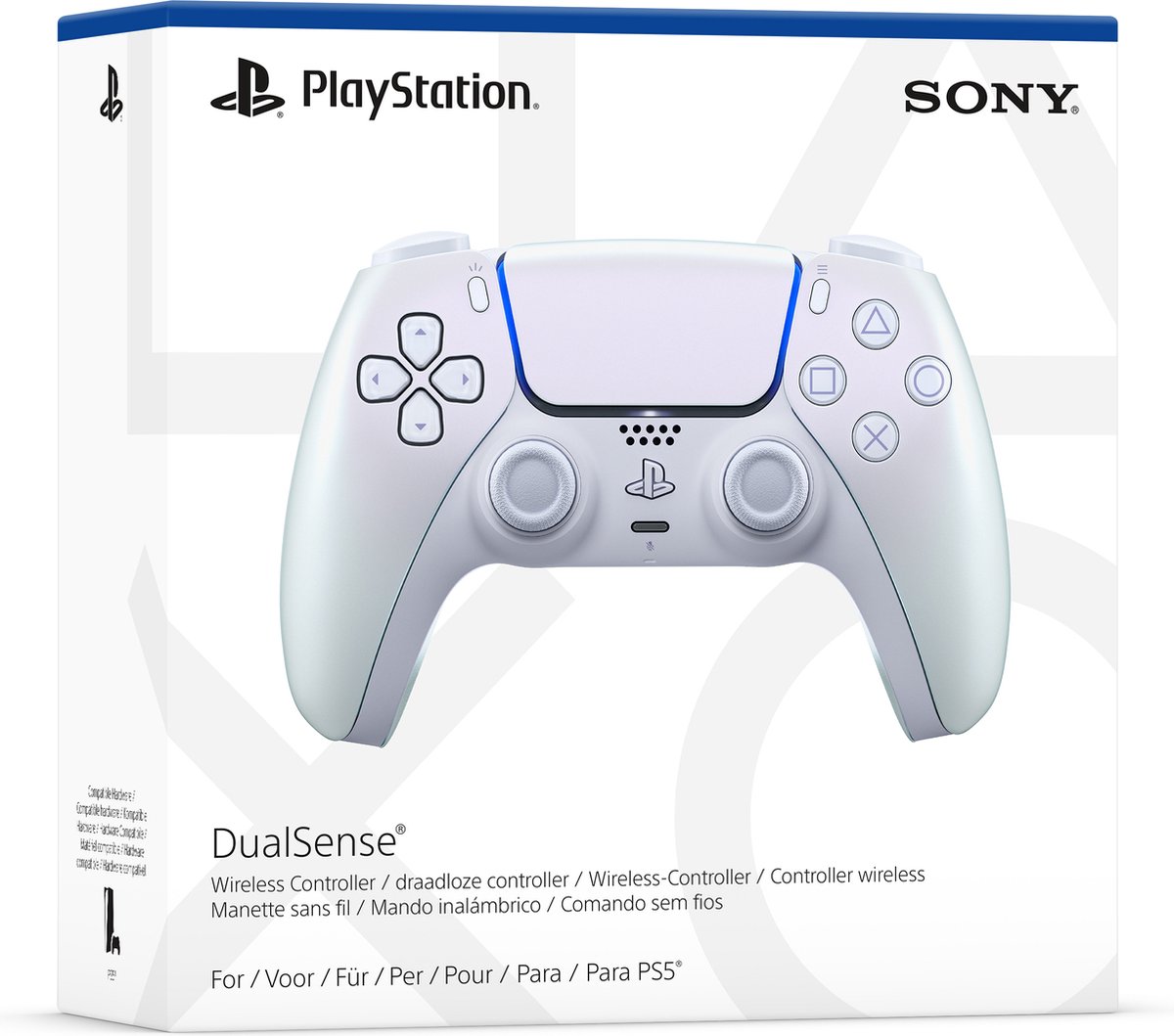 Sony PS5 DualSense draadloze controller – Chroma Pearl thumbnail 5