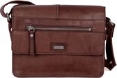 Leren Crossbodytas - Alaska - Donkerbruin