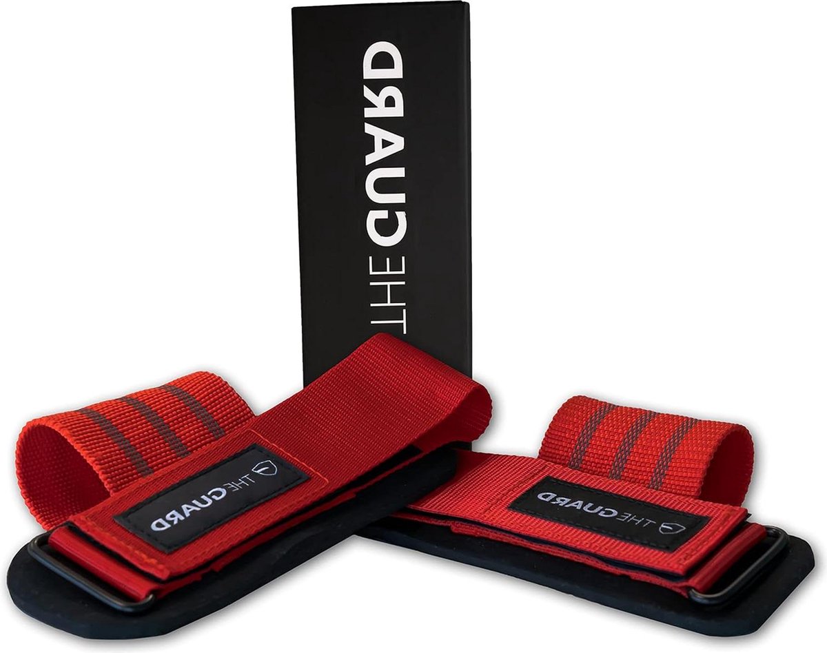 Krachttraining hulpmiddel - trekkracht ondersteuning voor perfecte training - lifting straps met versterkte naden en metalen stang - gymaccessoires robuust