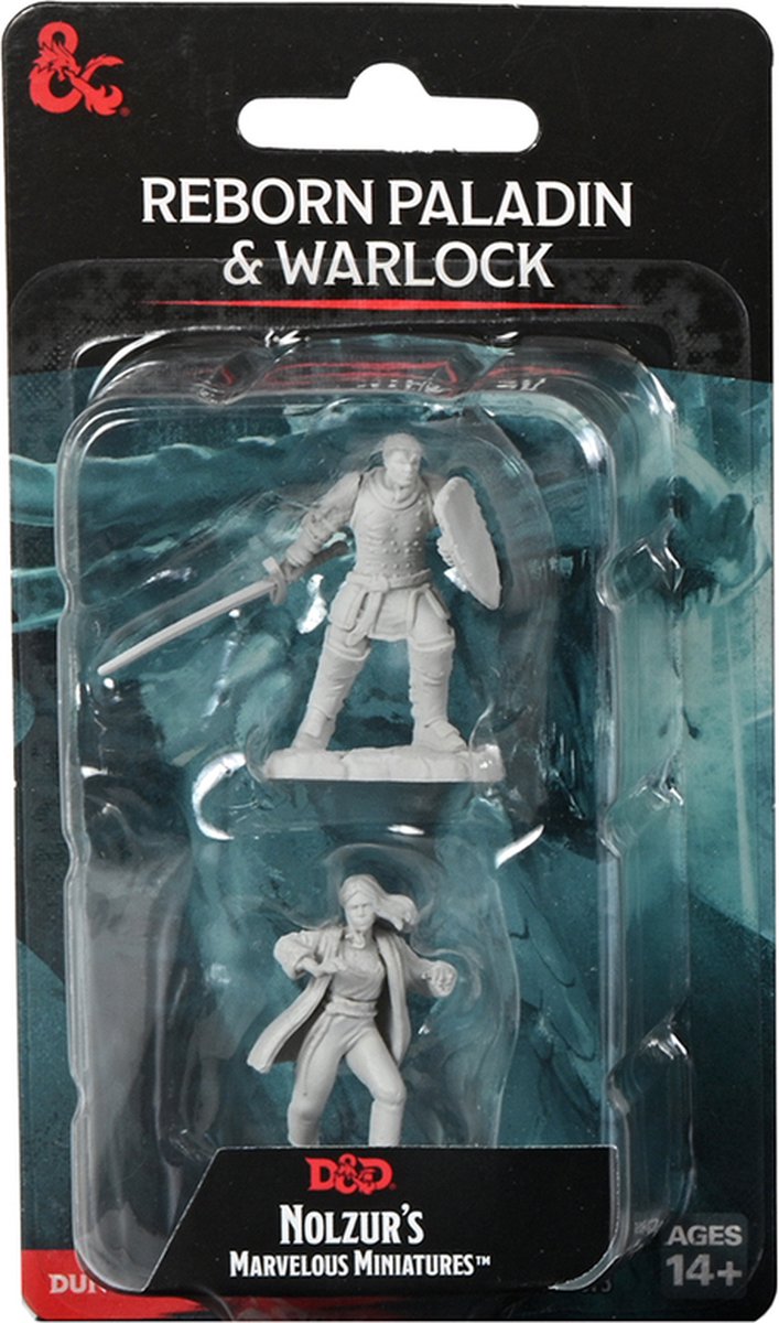D&D Nolzur's Marvelous Miniatures Reborn Paladin & Warlock