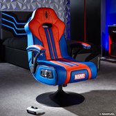 X-Rocker - Official Marvel Elite 2.1 Audio Pedestal Chair Spider-Man
