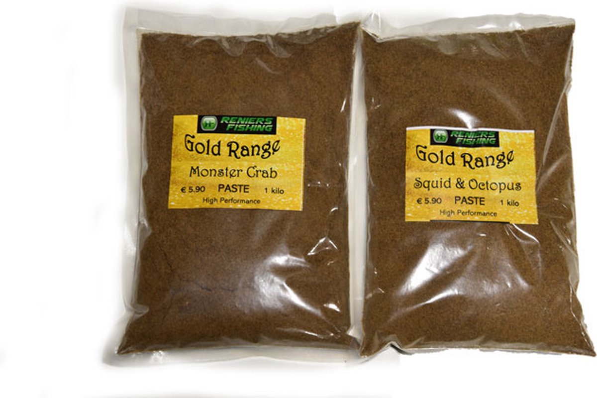 Reniers Fishing Gold Range Paste (1 kilo) - Smaak : Natuur