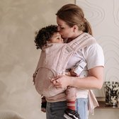 Fidella Fly Tai - Porte-bébé ergonomique Mei Tai - porte-bébé combiné - Feather - rose - pour les tout-petits