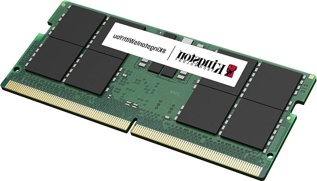 16GB (2x8GB) Kit van 2 4800MT/s DDR5 Non-ECC CL40 SODIMM 1Rx16 KVR48S40BS6K2-16 Laptop Geheugen - Beste KVR48S40BS6K2-16 ValueRAM Optie