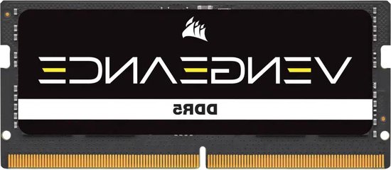 Foto: Ultimate 8gb vengeance ddr5 sodimm ram 4800mhz c40 snellere laadtijden en soepeler multitasken zwart