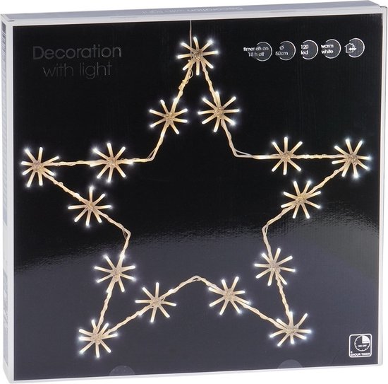 Kerstman verlichting 20 lampjes
