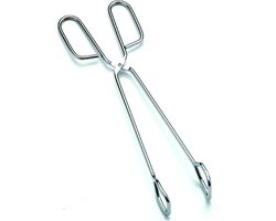 foto van Metalen barbecue tang, schaar model ± 30 cm
