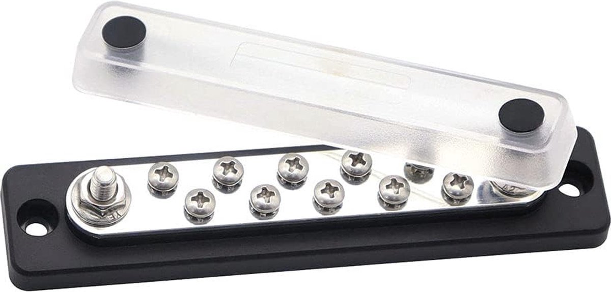 10x Terminal Common 150A Busbars - Stroom- En Aardverdeelblok Voor Optimaal Verdeelbeheer