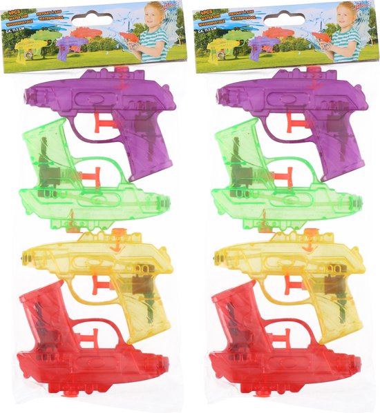Sun Fun waterpistool elektrisch - 34,5 cm - blauw/oranje