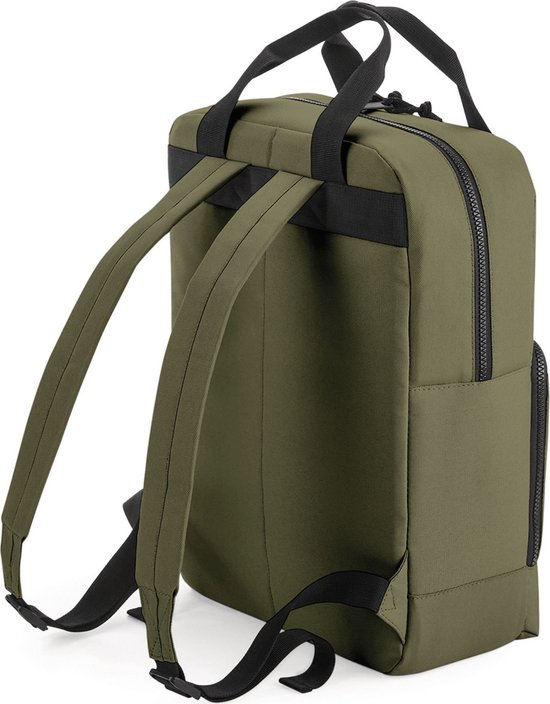 Koeltas rugtas/rugzak - groen - 14 x 30 x 40 cm - 16 liter - Koeltassen - Koelrugzak van Merkloos — afbeelding 3
