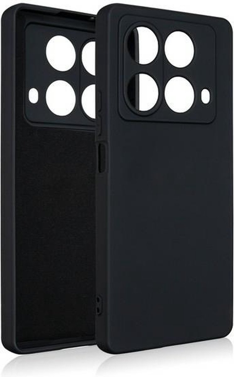 Beline siliconen hoesje voor Infinix Note 40 zwart/zwart