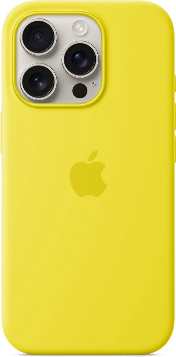 Apple Silicone Backcover MagSafe voor de Apple iPhone 16 Pro - Star Fruit
