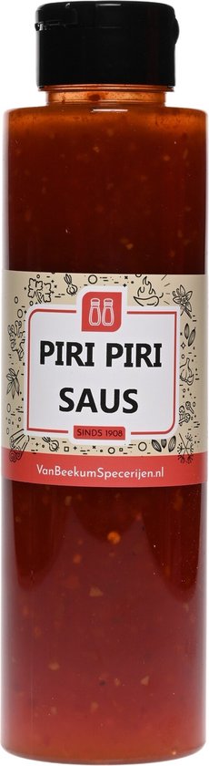 Van Beekum Specerijen - Piri Piri Saus - Knijpfles 500 ml