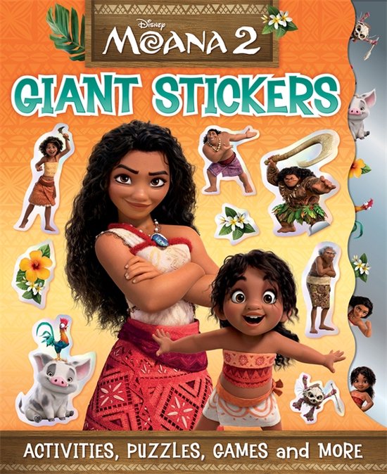 From the Movie- Disney Moana 2: Giant Stickers - cover