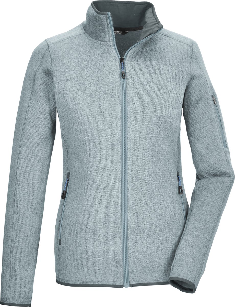 Killtec KOW 111 Women KNT Fleece Jacket Vest Dames Light Iceblue
