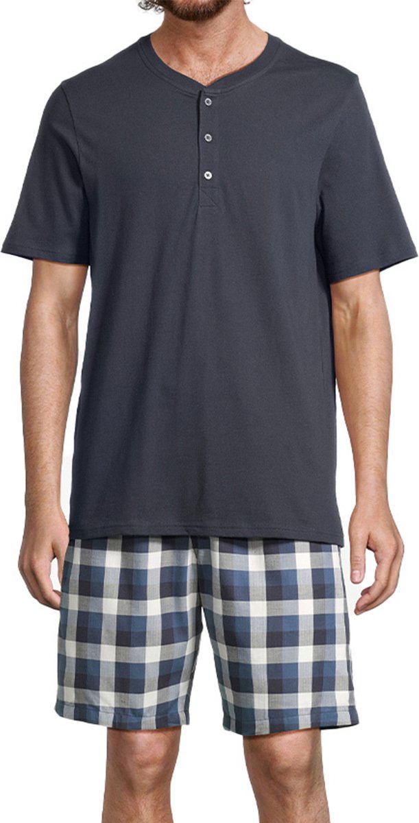 Schiesser Heren pyjama Night & Home