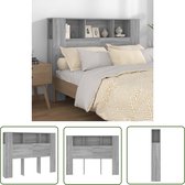 Hoofdbordkast 200x18,5x104,5 cm zwart kopen Hoofdbordkast 200x18,5x104,5 cm zwart kopen