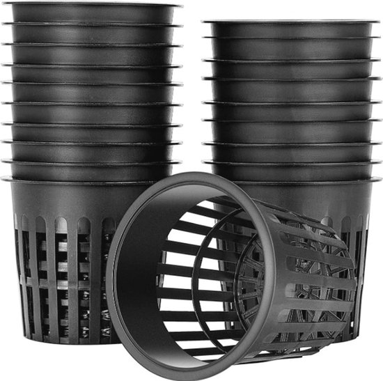 set kweekpotjes van turf - Rond 24 stuks - - Natuurlijk voor de tuin