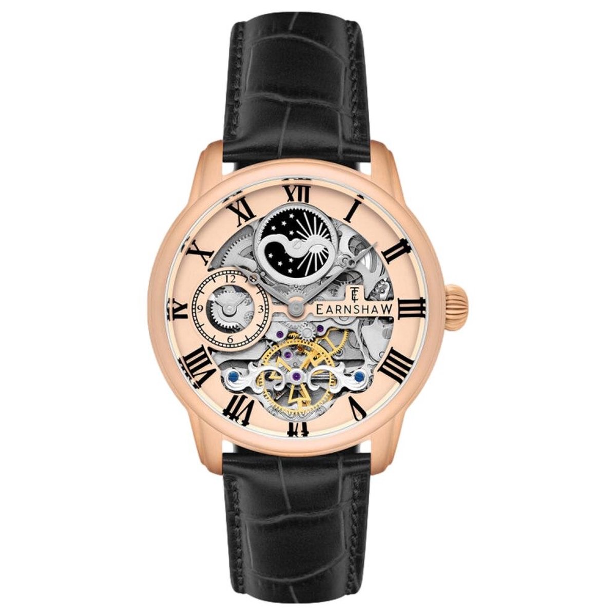 Earnshaw - ES-8006-0E - Polshorloge - Heren - Automatisch - Longitude