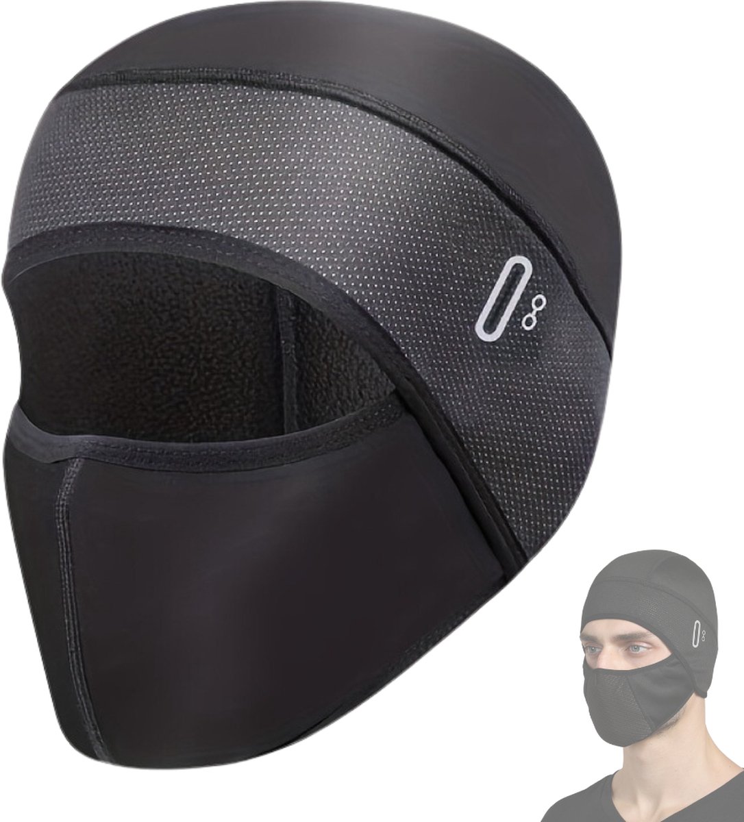 Bovista Winter Masker Ski Mask Bivakmuts Balaclava Ski Masker Face Mask Full Face Mask Zwart