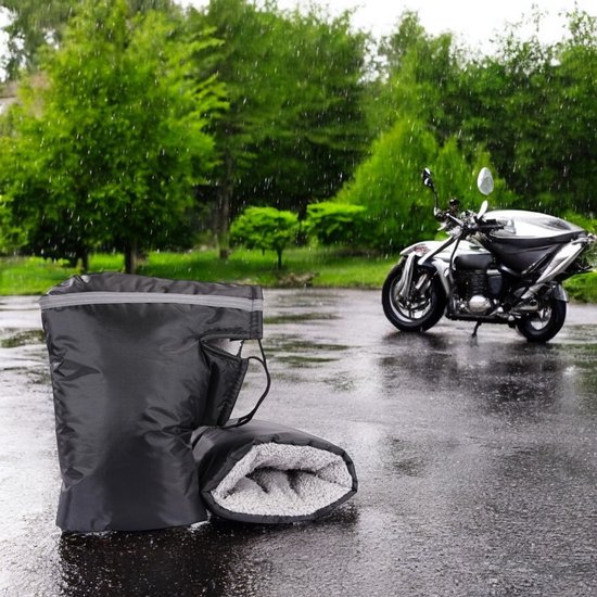 Manchons pour les mains – Zwart – Mitaines de vélo Extra rembourrées – Convient pour les Vélo, Moteurs et scooters – Chauffe-mains – Manchons de cyclisme – Gants de scooter