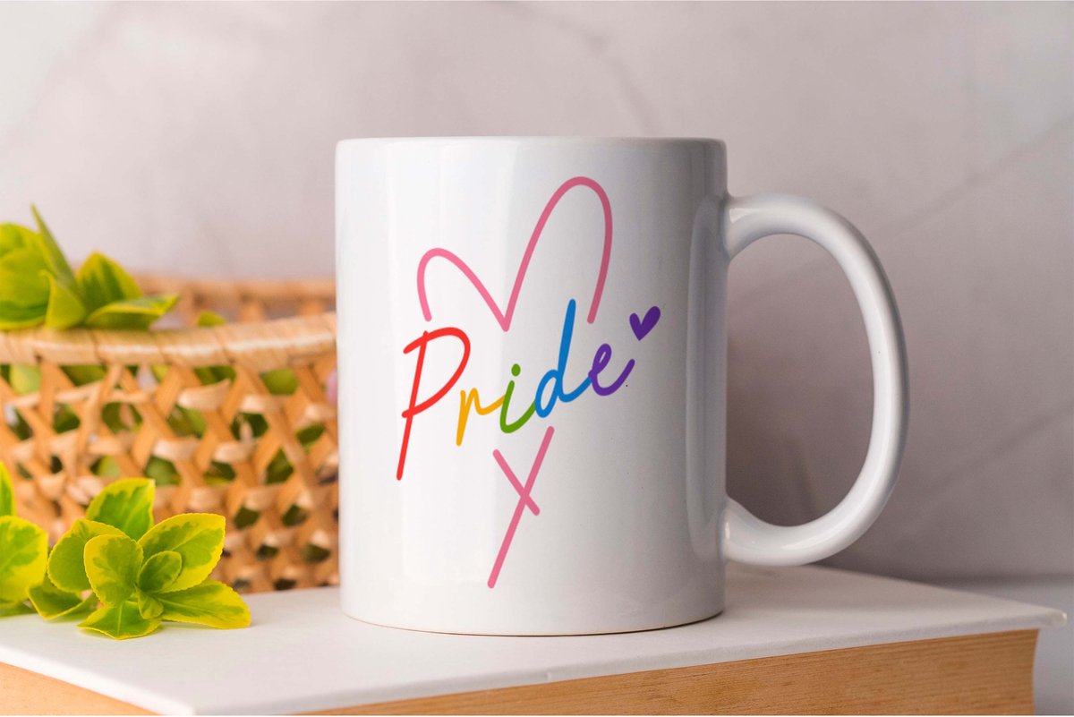 Mok Pride heart - LGBT - LGBTQ - LoveIsLove - PrideMaand - LiefdeIsLiefde - Gelijkheid