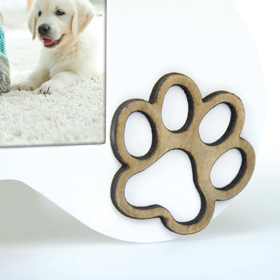 Dieren fotolijst met pootafdruk - Dieren fotolijst met Dieren fotolijst met pootafdruk - Dieren fotolijst met