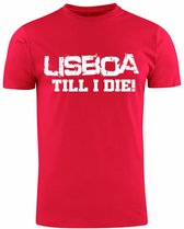 Lisboa Till i Die Rood T-shirt