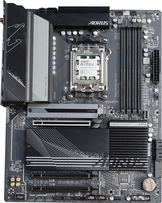 Azerty Combokit Gigabyte 7800X3D - Combokit - AMD Ryzen 7 7800X3D - Gigabyte B650 Aorus Elite AX v2