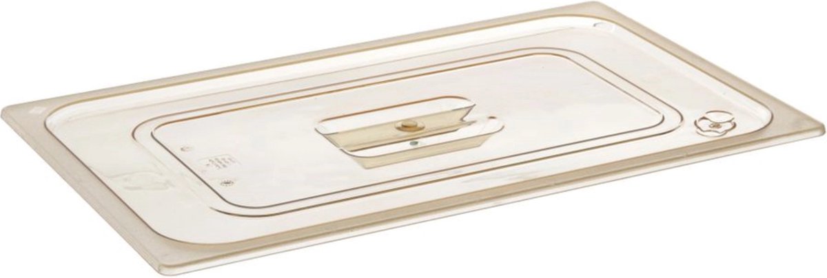 HENDI Deksel voor GN-containers – Hoge temperatuurbestendigheid – Transparant – 530x325 mm