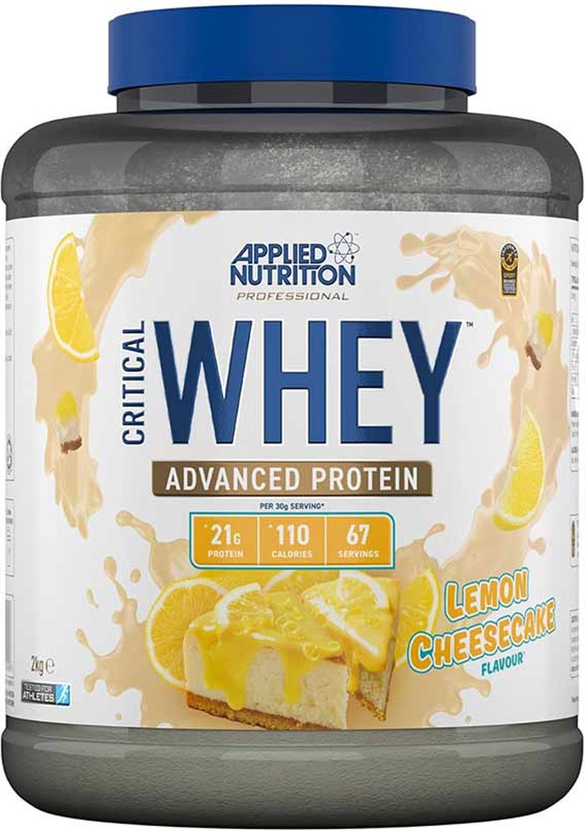 Goedkoopste Critical Whey 2000gr Lemon Cheesecake
