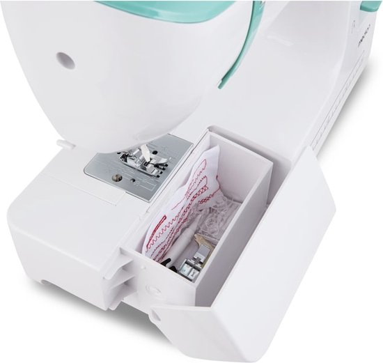 MEDION Freiarm-Nähmaschine SM60 (60 Watt, 60 verschiedene Stichmuster mit Knopflöchern, LED Nählicht, automatischer Einfädler, Rückwärtstaste, Fadenschneider, MD10689) rosa