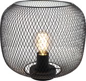 Olucia Emado - Industriële Tafellamp - Aluminium - Zwart