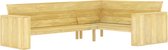 Decoways - Tuinhoekbank 239 cm geïmpregneerd grenenhout