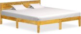 Decoways - Bedframe massief mangohout 160 cm