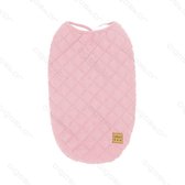 Triple Quilted Peach Skin jasje L20Cm roze