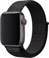 Devia Deluxe Series Nylon Strap Apple Watch Series 1/2/3/4/5/6/7/SE 38/40mm Zwart 326264