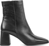 Lina Locchi Enkellaarsjes Dames / Laarzen / Damesschoenen - Leer - L1113 - Zwart - Maat 38