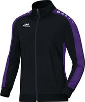 Jako - Polyester jacket Striker Senior - Sportvesten Heren Zwart - XXXL - zwart/paars