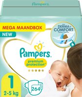 Pampers - Premium Protection - Maat 1 - Mega Maandbox - 264 luiers